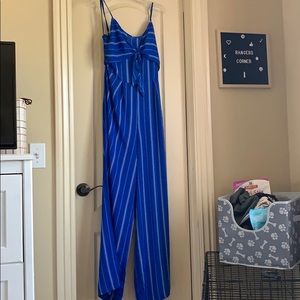 Blue jumpsuit